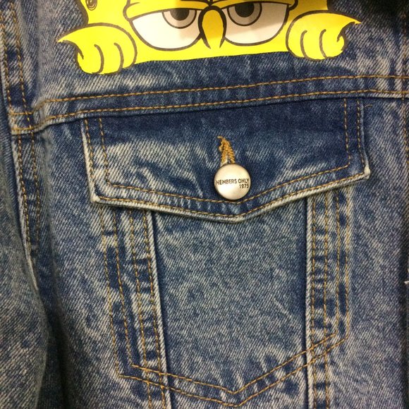Members Only x Nickelodeon Spongebob Denim Jacket - Picture 11 of 14